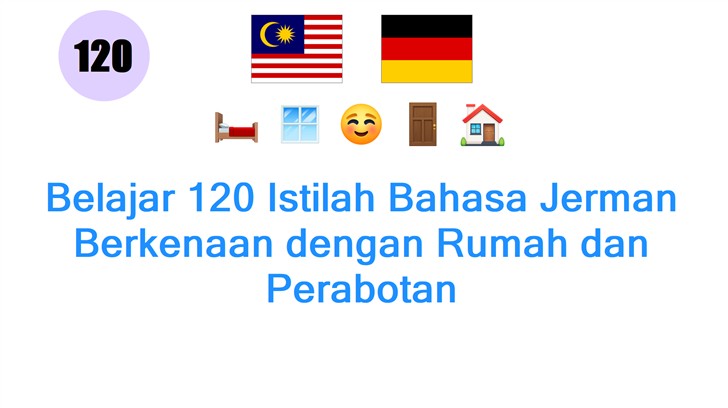 Belajar 120 Istilah Bahasa Jerman Berkenaan dengan Rumah dan Perabotan
